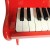 Import Red 7-key black +11-key white children&#39;s piano Wooden Piano from China