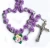 Import Red polymer clay catholic Rosary ,beautiful Soft Ceramic beads rose rosary, flower bead rosary from China