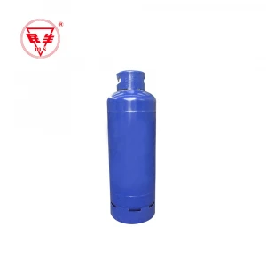 Refillable 45kg propane lpg cylinders gas cylinders / tank with valve for sale