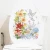 Import Removable wall  toilet sticker waterproof self adhesive Diy Wc Washroom Pvc flower  Posters Wall Art Decals Home Decoration from China