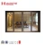 Import Residential interior aluminum profile double pane glass sliding doors from China