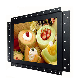 Resistive Touch Screen Monitor Metal Case Open Frame 12&quot; 13&quot; 15&quot; 17&quot; 19&quot; Monitor With VGA USB Input