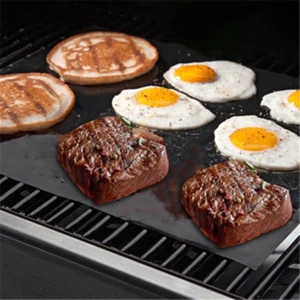 Reusable BBQ Grill Mat Pad Sheet Hot Plate Portable Easy Clean Nonstick Bakeware Cooking Tool BBQ Accessories