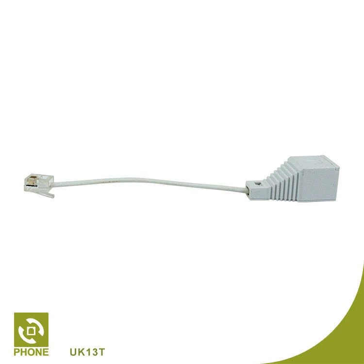 RJ11 US to UK BT Telephone Adaptor 4 Wire 6 Wire