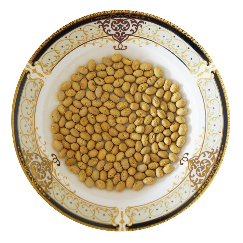 Roasted yellow Soya Beans snacks Baked salted soy bean
