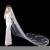 Import ROMANTIC Bride Sequined Long Veils Bridal Veil with Comb Mantilla Hair Accessories for Wedding from China