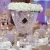 Romantic Wedding Centerpiece Acrylic luxury Flower Stand for Wedding Decoration
