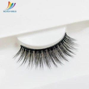 Round Box Packaging Private Label Cheap Price Light And Soft Silk Synthetic False Eyelashes