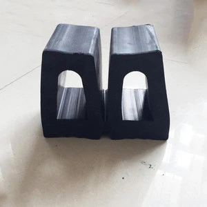rubber project W type ship/boat/yacht rubber fender for port/yacht