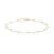 Import S925 Sterling Silver Fashion Jewelry Plated Thin Chain Real 18K Gold Ball Bead Necklace from China