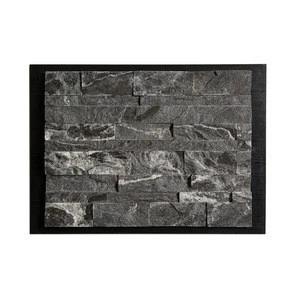 Samistone Cheap Wall Decorative Everest Black Outdoor Wall Cladding Cultured Stone