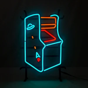 Satom Led Light Neon Sign Custom Game Brand Arcades Decoration Neon Sign