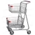 Import SCE-1 metal material two tiers supermarket carts shopping trolley from China