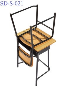 School Furniture Single Wooden Classroom Antique Student Desk Chair School Used On Sale SD-S-021