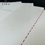 security watermark UV invisible fiber bond paper with green hologram thread anti copy paper