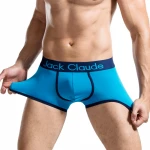 Sexy european design your own cotton boxer briefs boxers mens underwear