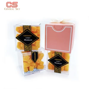 Shantou candy supplier Good taste cube shaped mango flavored candy jelly gummy fruit soft chew candy