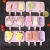 SHQN Reusable Popsicle Molds Ice Pop Molds Maker with Wooden Sticks Silicone Ice Cream Bar Mold Set