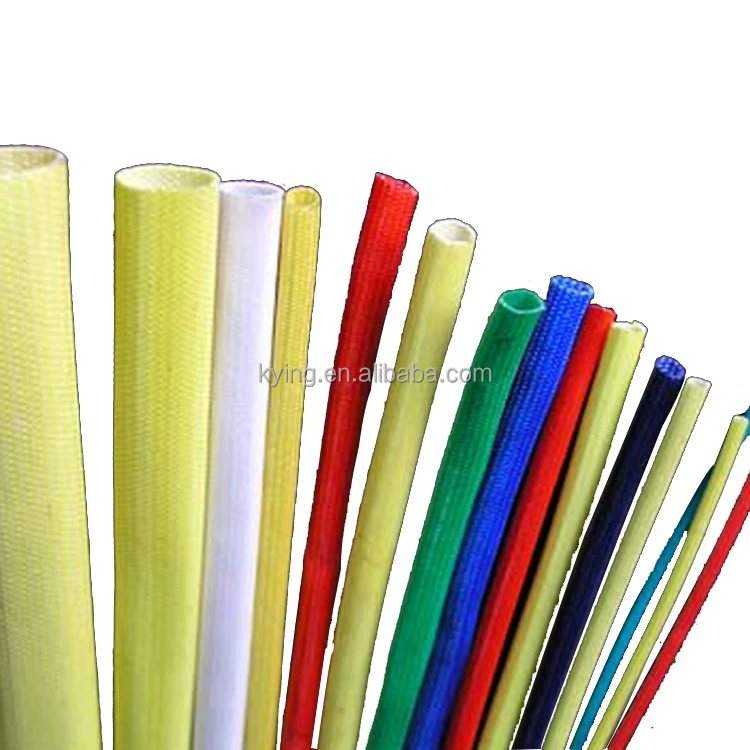 Silicone Rubber fabric cable sleeving high voltage inside diameter 0.5mm 1mm 20mm or customer order