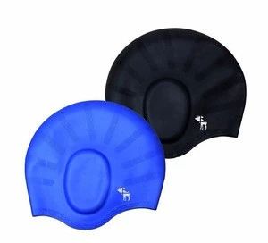 Silicone swimming caps with ear cover keep water away from your ears