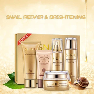 Snail Nourishing Five Piece Set For Face Care Moisturizing Firming and Tender Skin care products