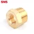 Import SNS BB Series pneumatic hexagon male to female threaded reducing straight connector adapter brass bushing pipe fitting from China