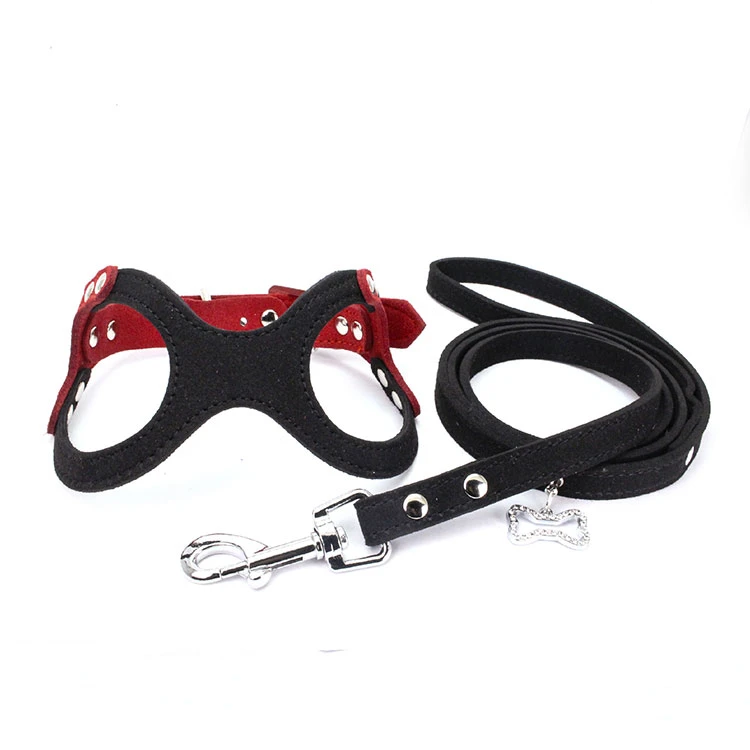 Soft dog harness and leash custom dog harness adjustable