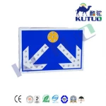 Solar led traffic sign