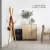 Import Solid Wood Coat Rack Stand Clothes The Sitting Simple Clothes Hat Rack Tree Shelf Wall Coat Rack from China