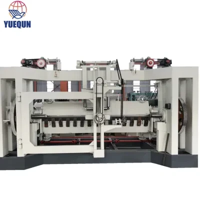 Spindle 8FT Veneer Peeling Machine with Automatic Feeder Clipper and Stacker Product Selection Plywood Machine