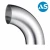 Import Stainless Steel 90 degree 51mm Sanitary Welding Elbow from China