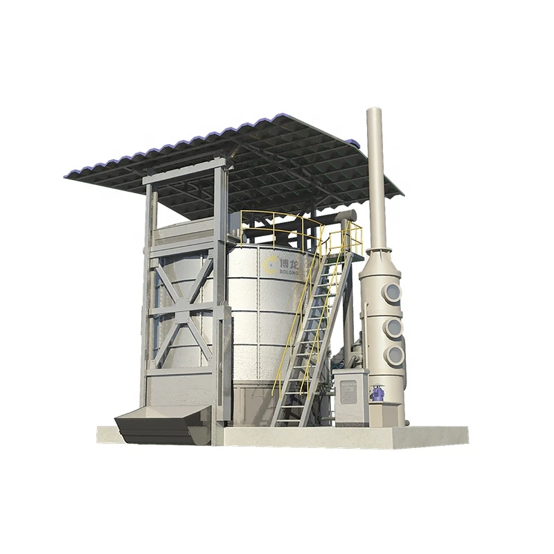 Stainless steel breeding livestock and poultry manure utilization bio-organic fertilizer fermentation tank equipment