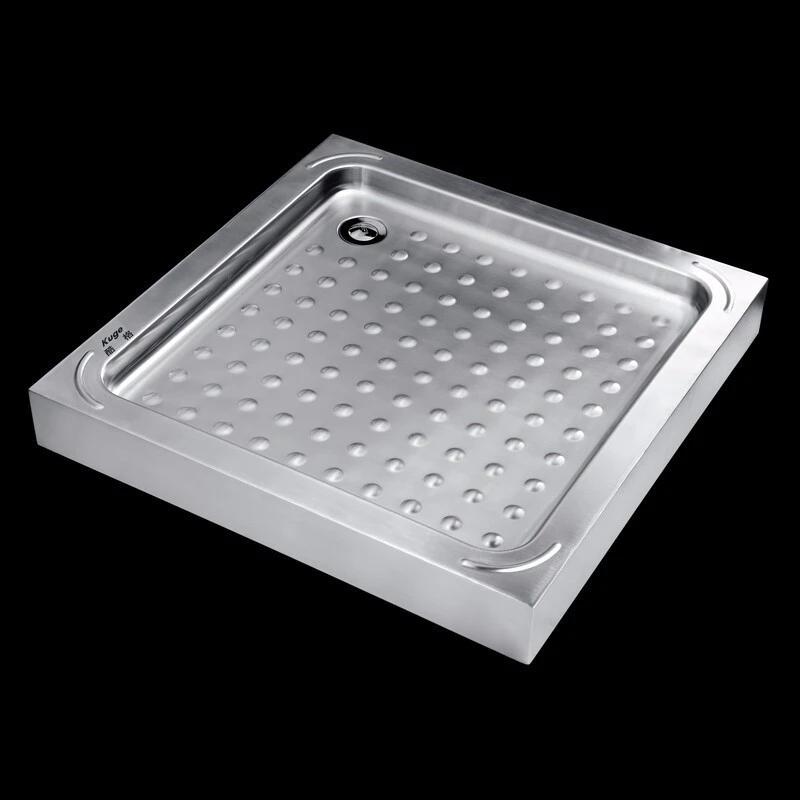 Stainless Steel Camping Shower Tray 700mm Portable Deep Shower Base