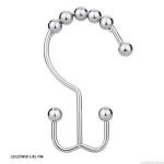 Stainless Steel Double Glide Shower Hooks for Hanging Shower Curtain