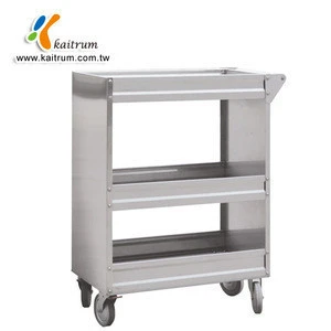 Stainless Steel Equipment Cart Hospital Medical Trolley