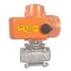 Stainless steel female thread motorized 4 inch automatic ball valve