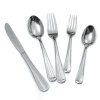 Stainless Steel  Flatware Set Salad Fork and Spoon Service Tableware Cutlery