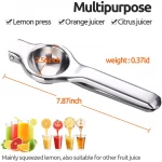 Stainless Steel Kitchen Tools Manual Orange Silicone Citrus Lemon Fruit Pomegranate Handheld Press Lime Juicer Squeezer