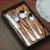 Import Stainless steel knife and fork spoon Western steak knife and fork  spoon sets for home from China