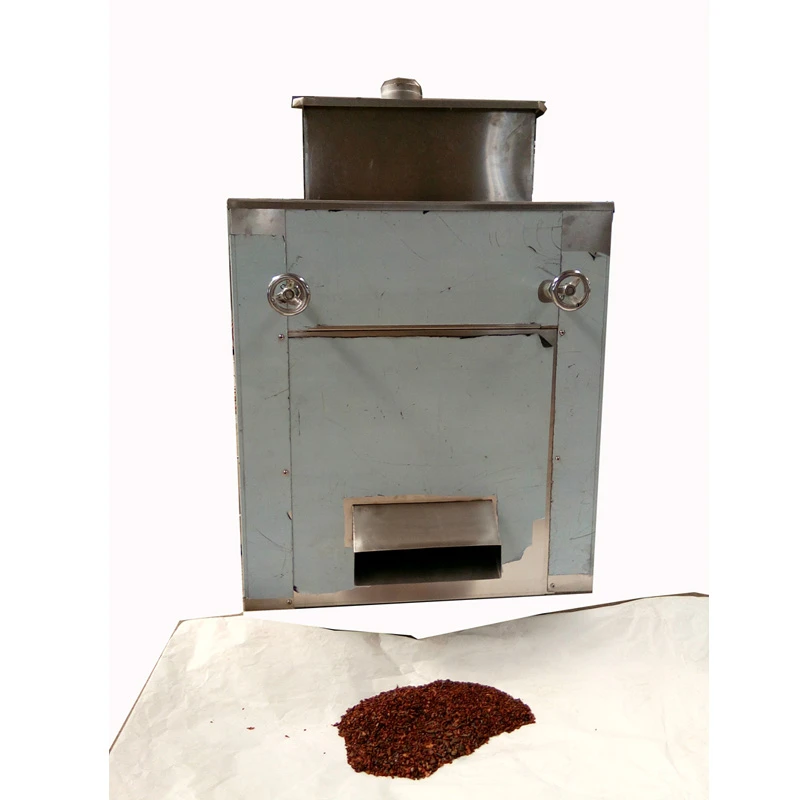 stainless steel roasted cocoa bean peeler machine