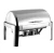 Import Stainless Steel Roll table Top buffet chafing dish food warmer with gold leg from China
