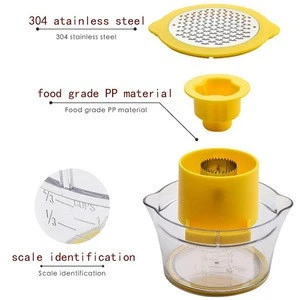 Stainless Steel Stripper Corn Thresher Multi-function Corn Planer Cutter Kitchen Gadget with Measuring Cup