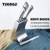 Stainless steel universal knife block High quality FDA approved knife holder