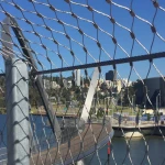 Stair Railing Protection Stainless Steel  Wire Rope Mesh