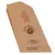 Import Stand up pouch snack bread coffee shopping dog food envelope packaging rice brown kraft wax biodegradable paper bag with window from China