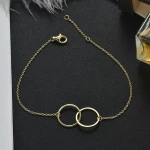 Sterling Silver Gold Filled Jewelry Ring Cross Lock Pendant Bisuteria Choker Personalized Necklace