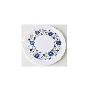 Stone Marble Inlay Craft Plate