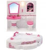 Stormstar Pretend Play Toys Babie Bathroom Playsets with Lights Suitable for 11.5" Fashion Dolls Miniature Dollhouse Accessories