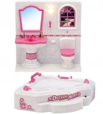 Stormstar Pretend Play Toys Babie Bathroom Playsets with Lights Suitable for 11.5