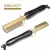 Import Straightening and curling Electric combHot comb Dual Voltage Copper Heater Hair curler Customizable copper comb from China
